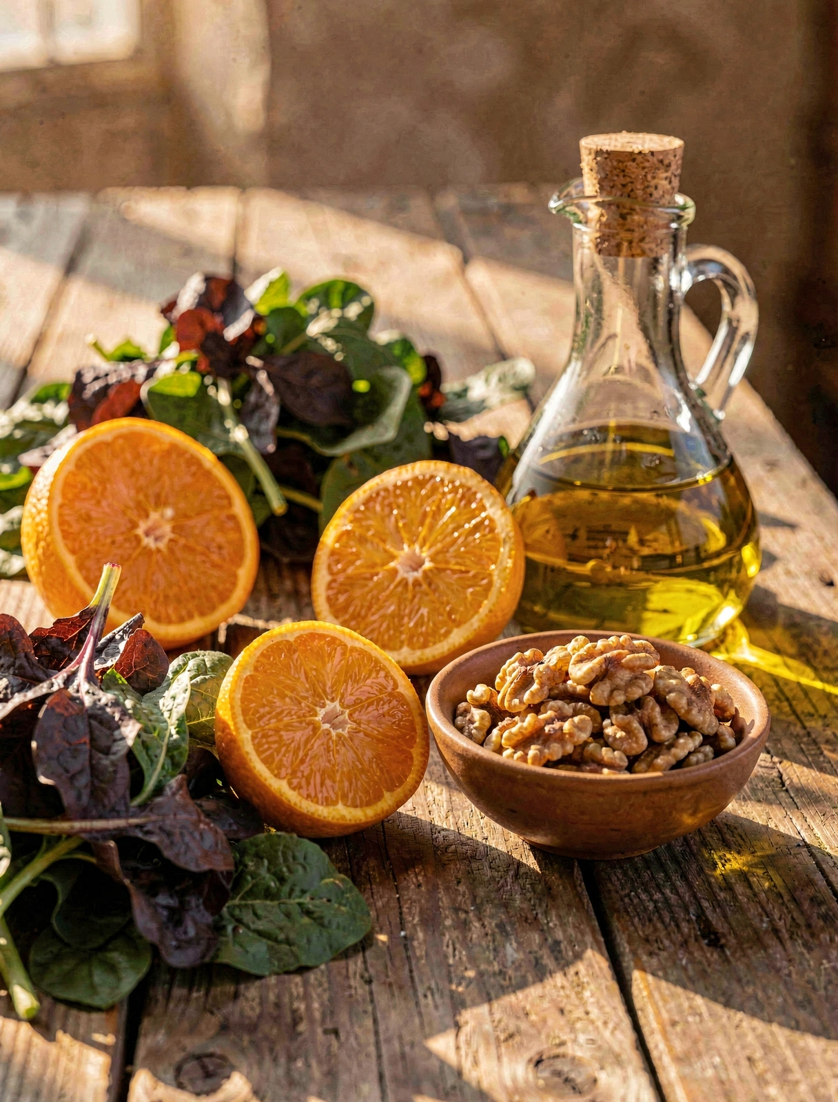 Φρέσκα Μεσογειακά συστατικά για ισορροπημένη διατροφή